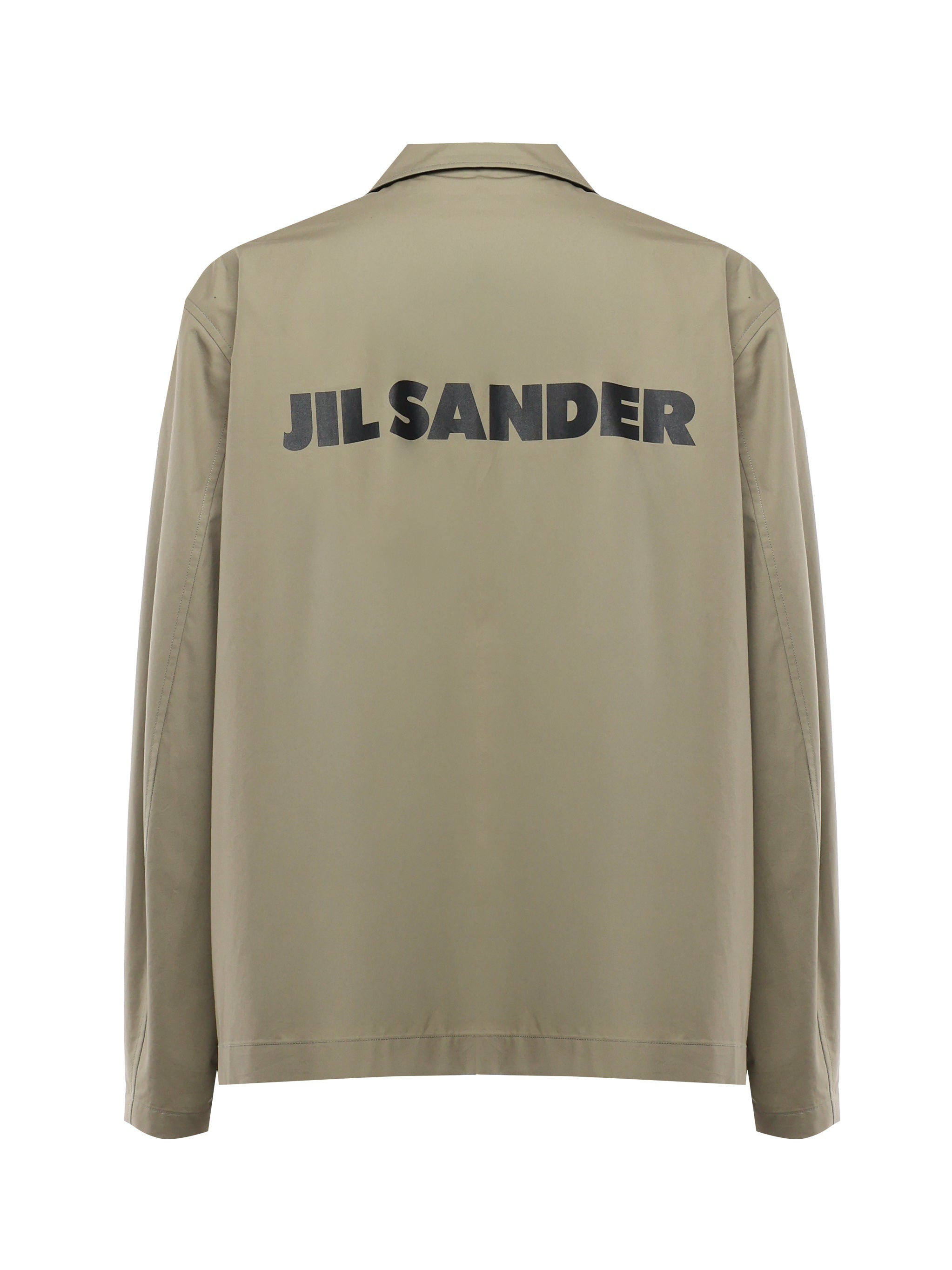 Jil Sander Jackets Slate Green Cotton