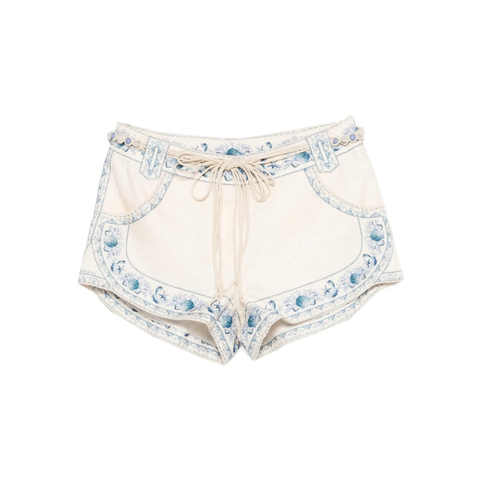Short Zimmermann Neutrals/blue Lining Cotton: 100