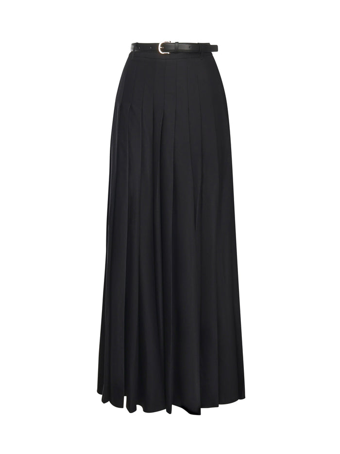 Self-Portrait Skirts Black Polyester