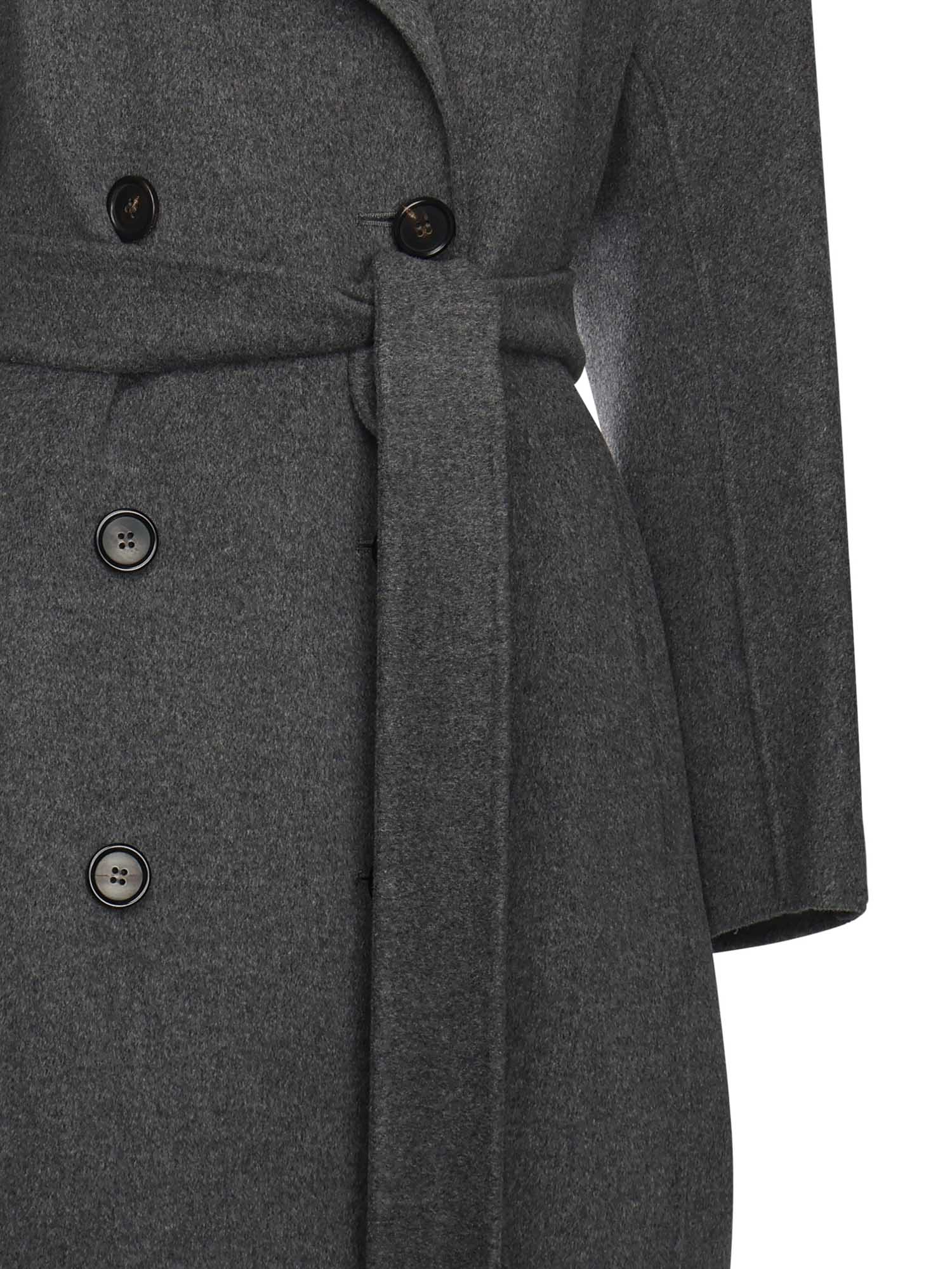 S Max Mara Coats Grey Virgin Wool