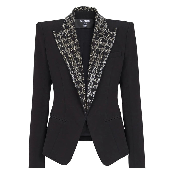 Leather Outerwear Balmain Black Lining Silk: 27. Outerwears