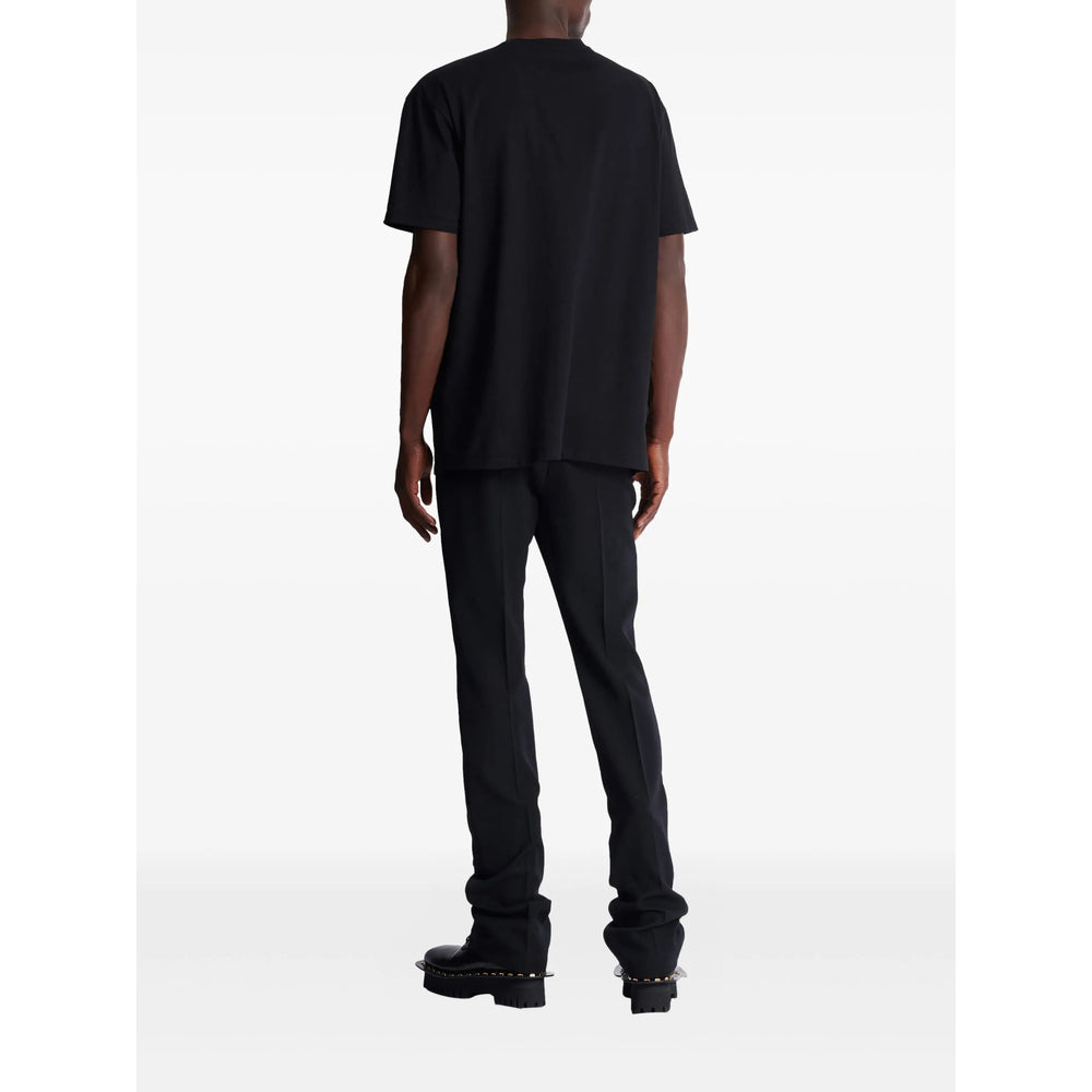 T-Shirt Balmain Black Organic Cotton: 100. T-shirts