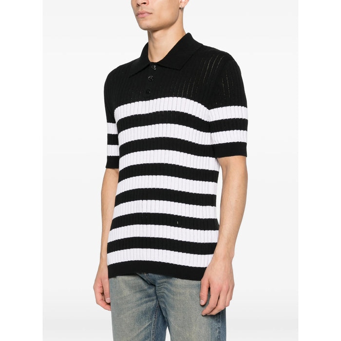 Sweater Balmain Black/white Cotton: 88
