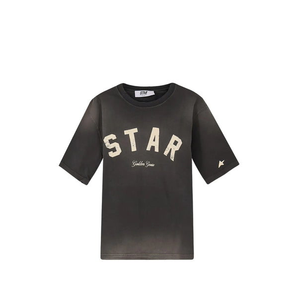 Black Graphic Print T-Shirt Cotton: 100. T-shirts