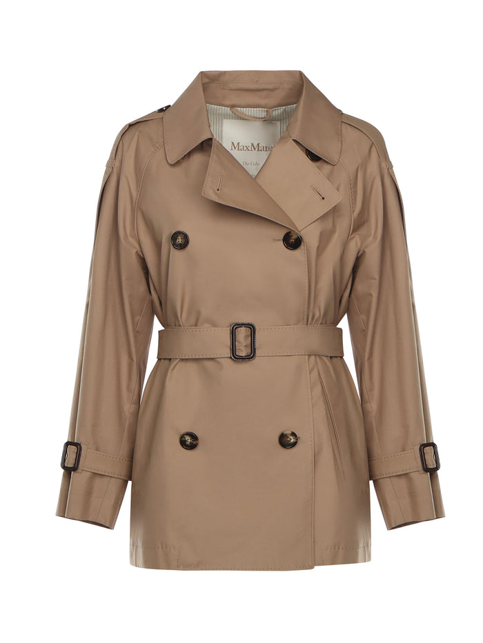 Max Mara The Cube Coats Brown Cotton