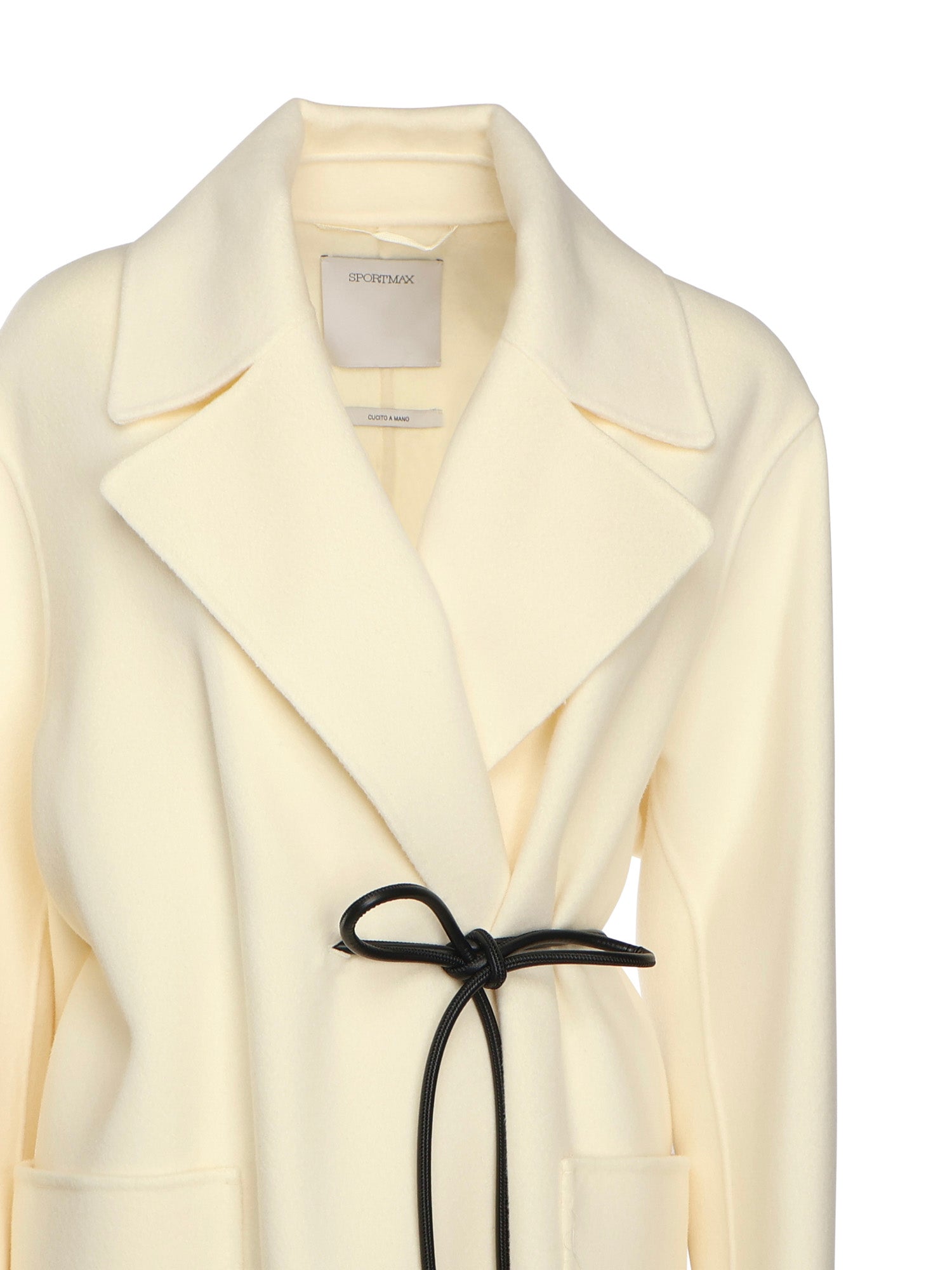 Sportmax Coats Milk Virgin Wool
