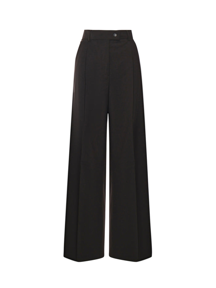 SportMax RTW Dark Brown Virgin Wool