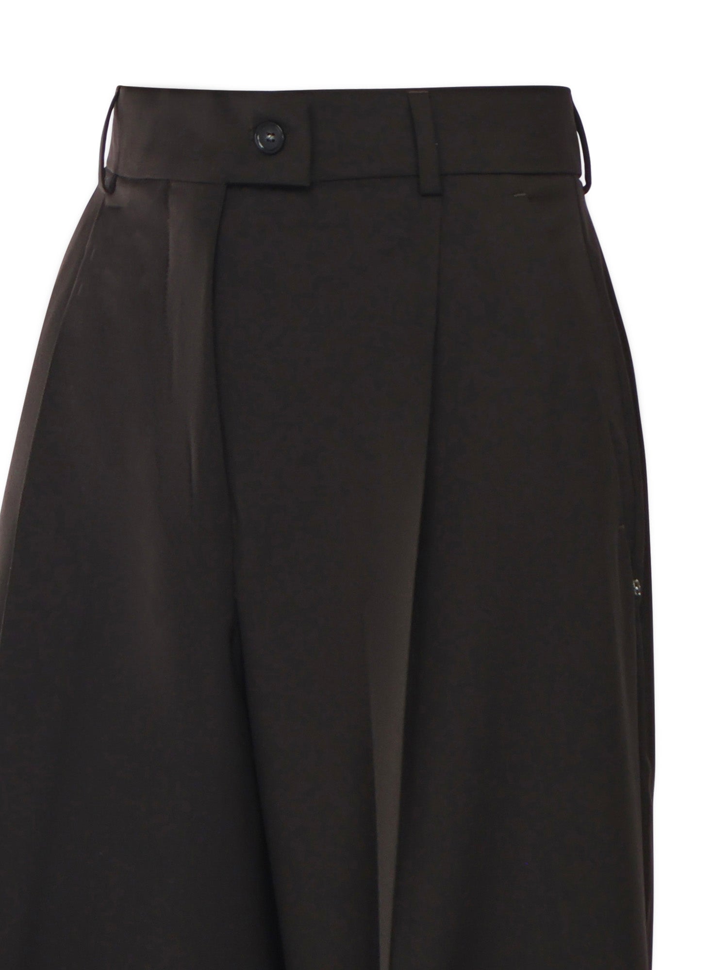 SportMax RTW Dark Brown Virgin Wool