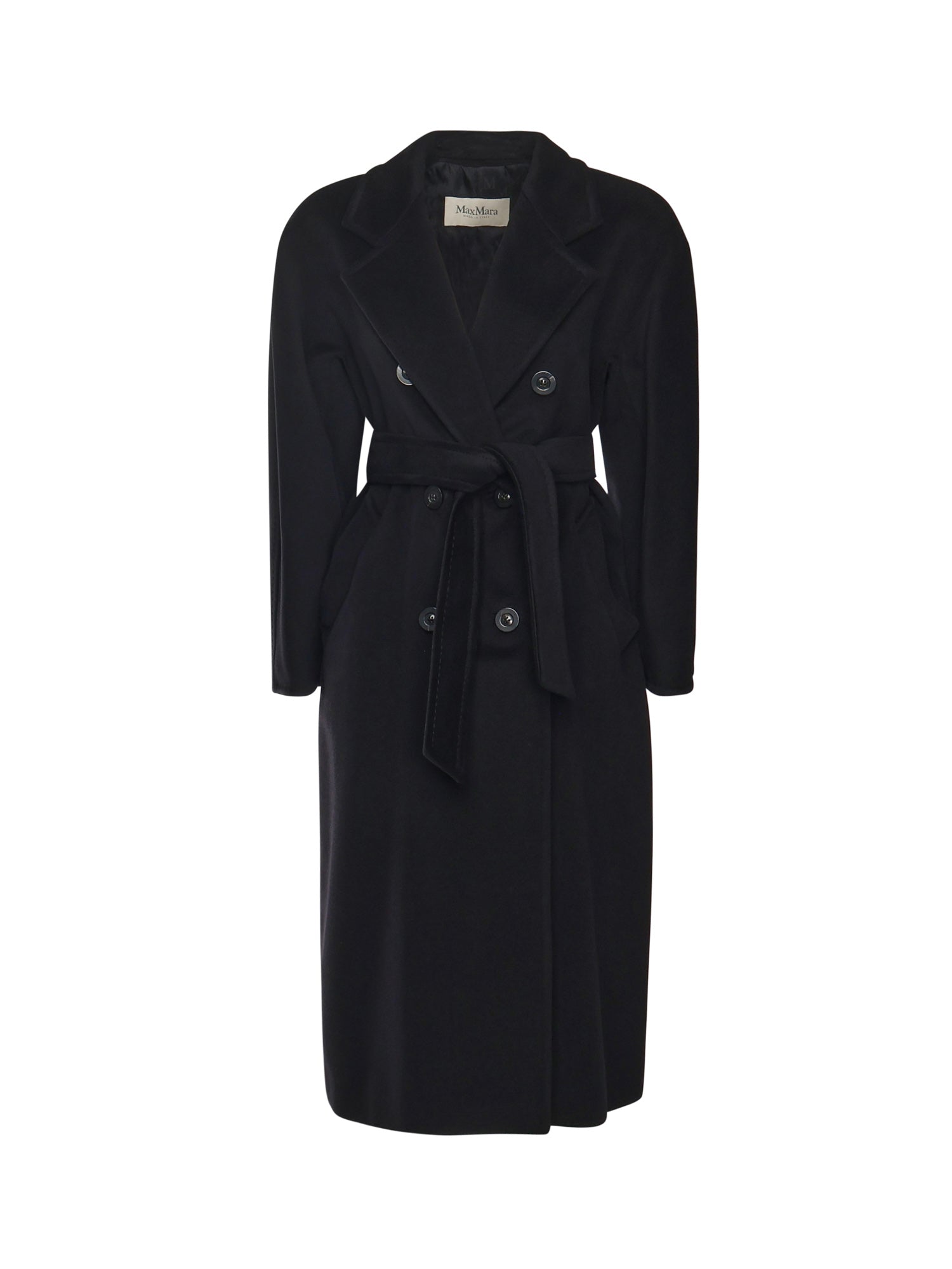 Max Mara Coats Black Virgin Wool