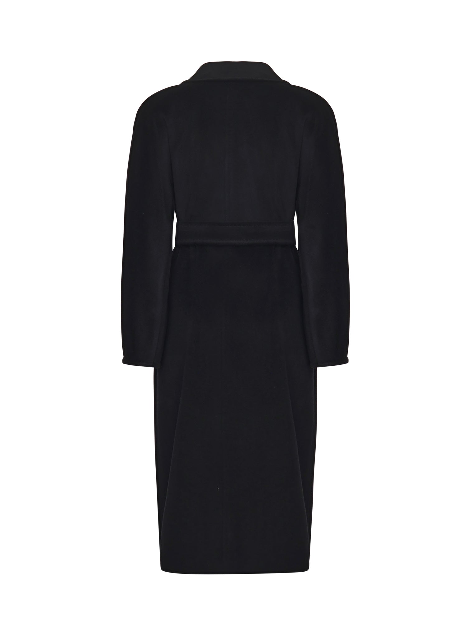 Max Mara Coats Black Virgin Wool