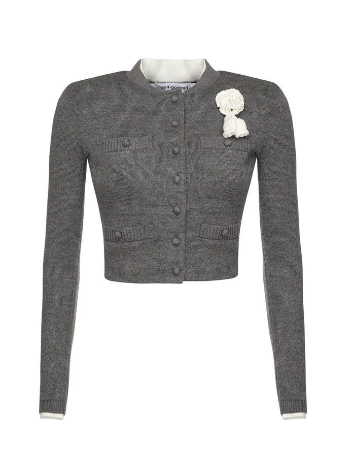 Self-Portrait Sweaters Gray