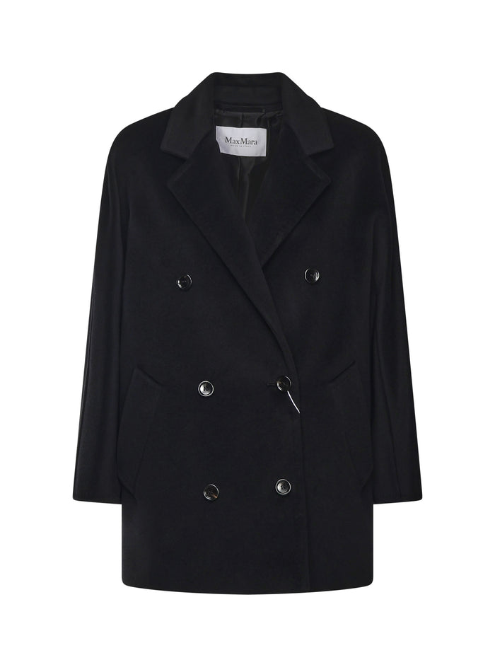 Max Mara Jackets Black Cotton