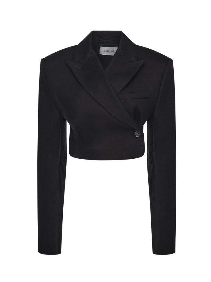 Sportmax Jackets Black Cotton