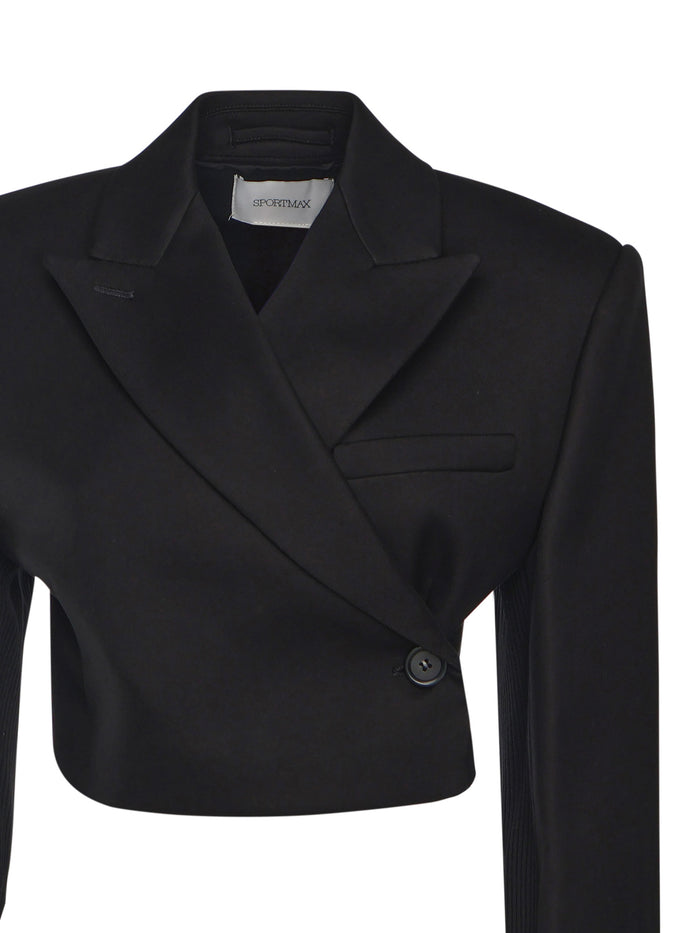 Sportmax Jackets Black Cotton