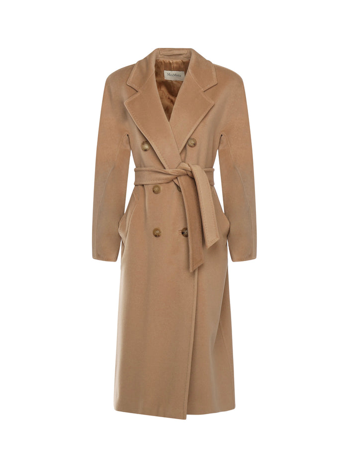 Max Mara Coats Brown Virgin Wool