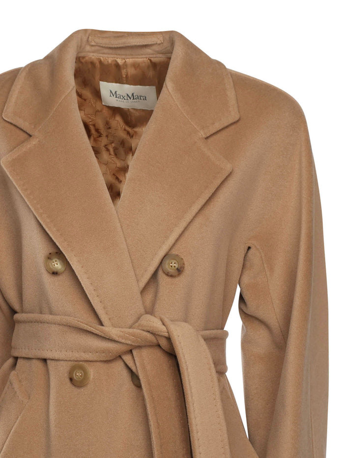 Max Mara Coats Brown Virgin Wool