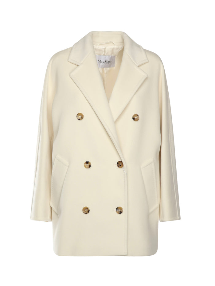Max Mara Jackets White Virgin Wool