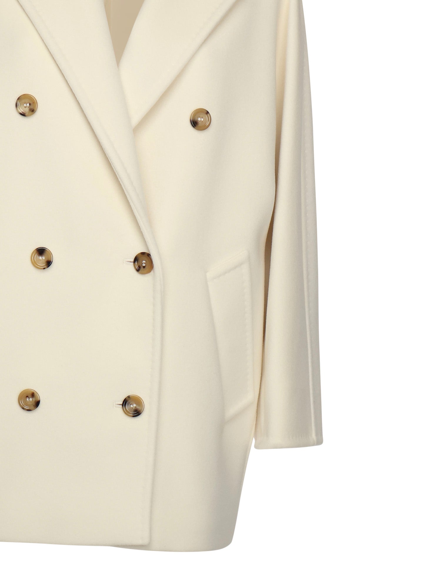 Max Mara Jackets White Virgin Wool