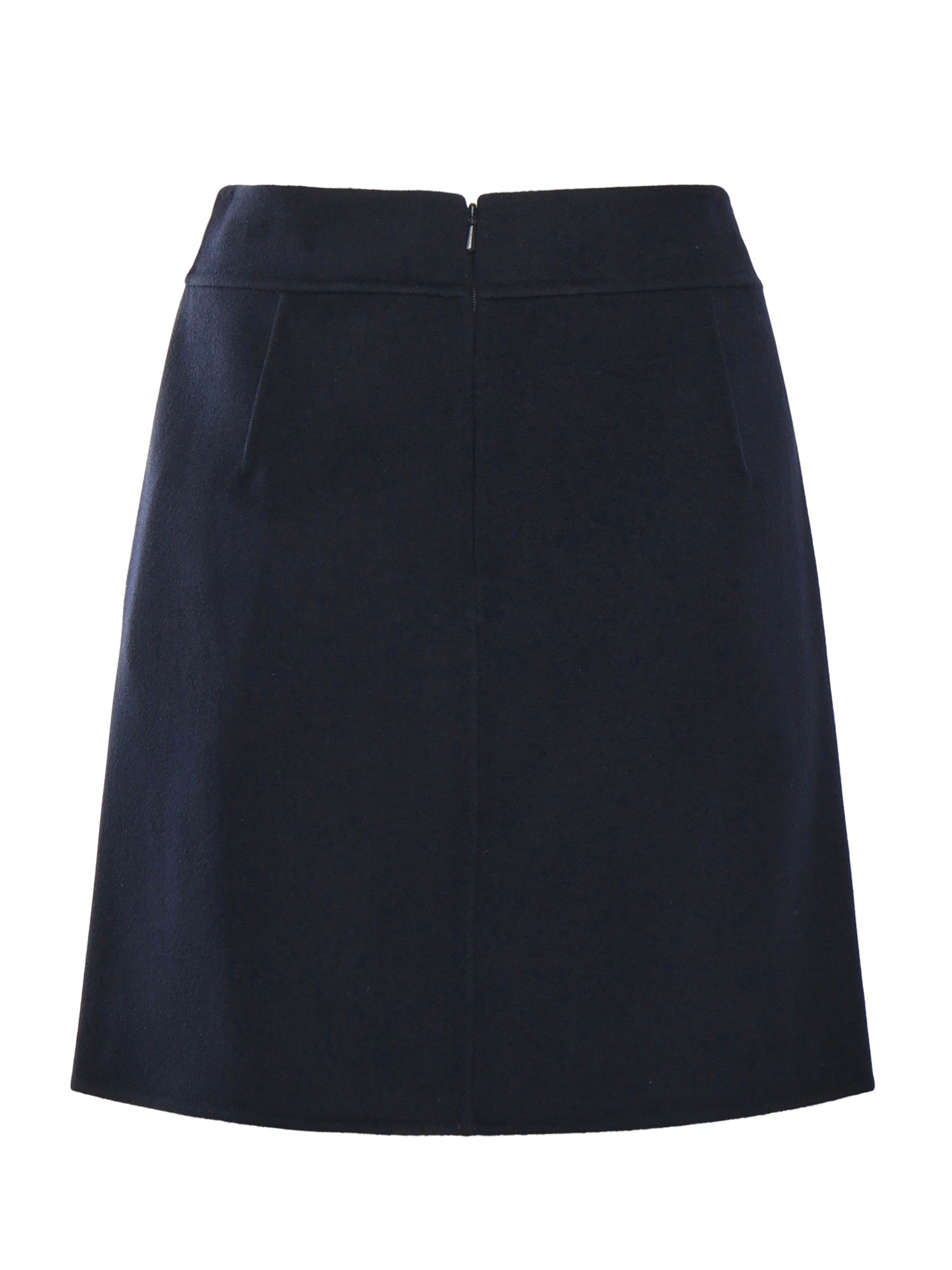 S MAX MARA Skirts Blue Virgin Wool