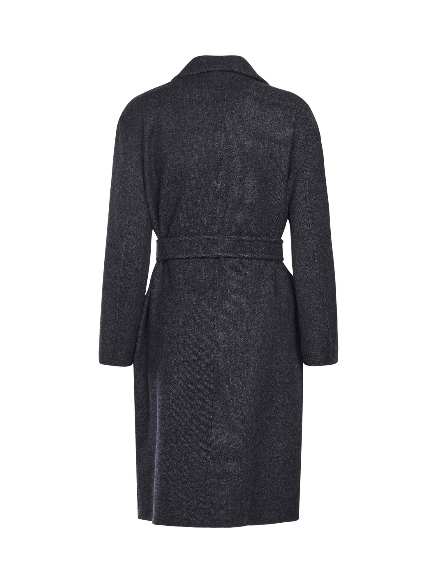 Max Mara Coats Blue Virgin Wool