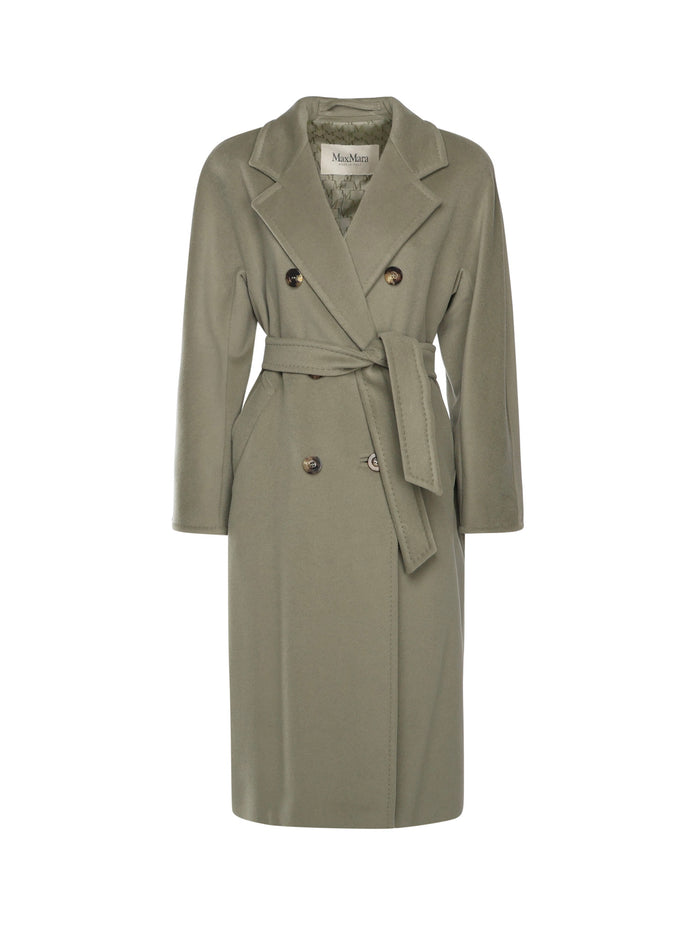 Max Mara Coats Sage Green Virgin Wool