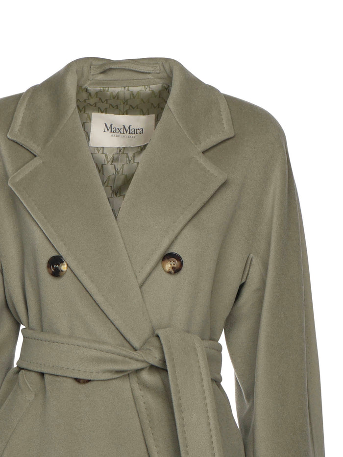 Max Mara Coats Sage Green Virgin Wool