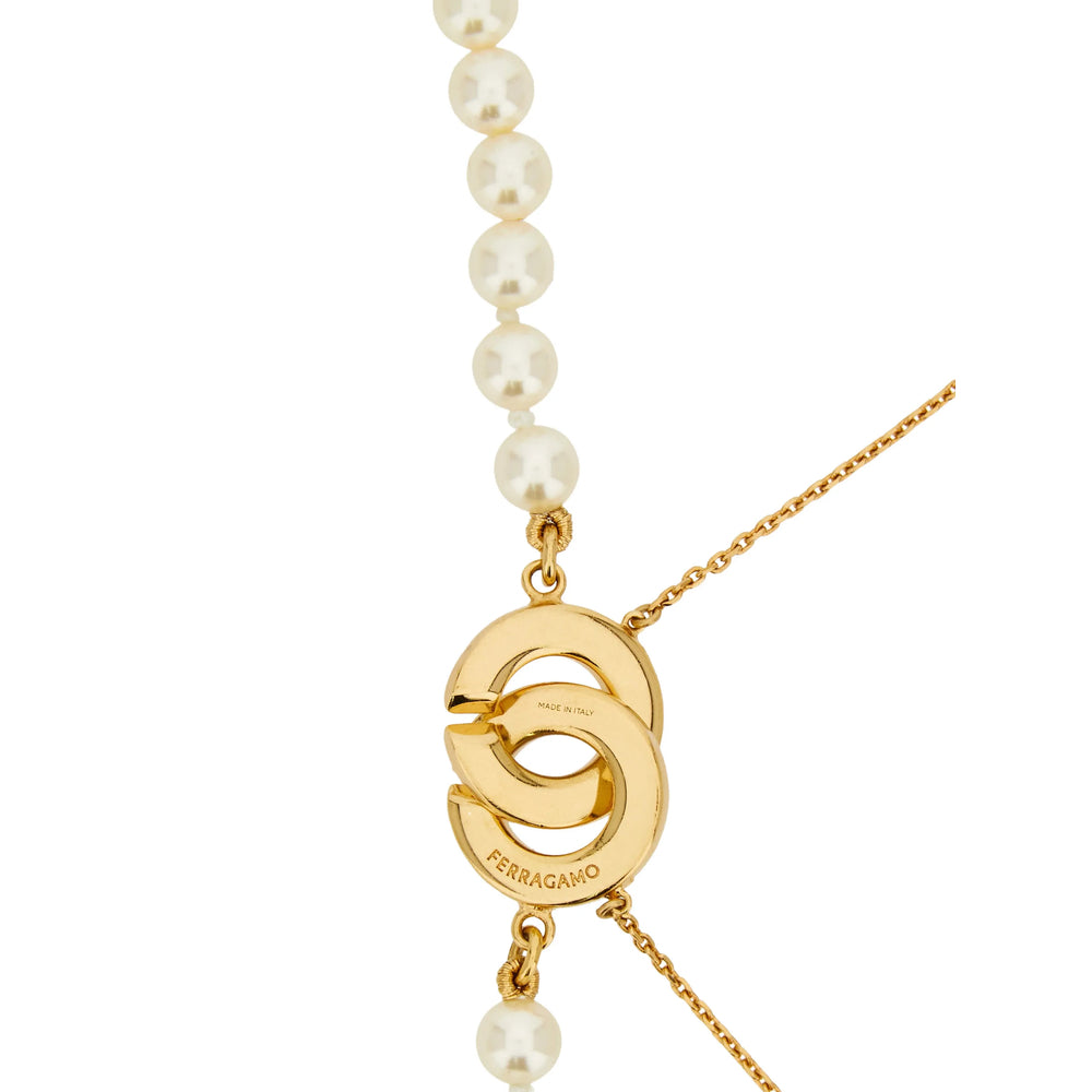 Jewellery Ferragamo Gold/white Brass: 40