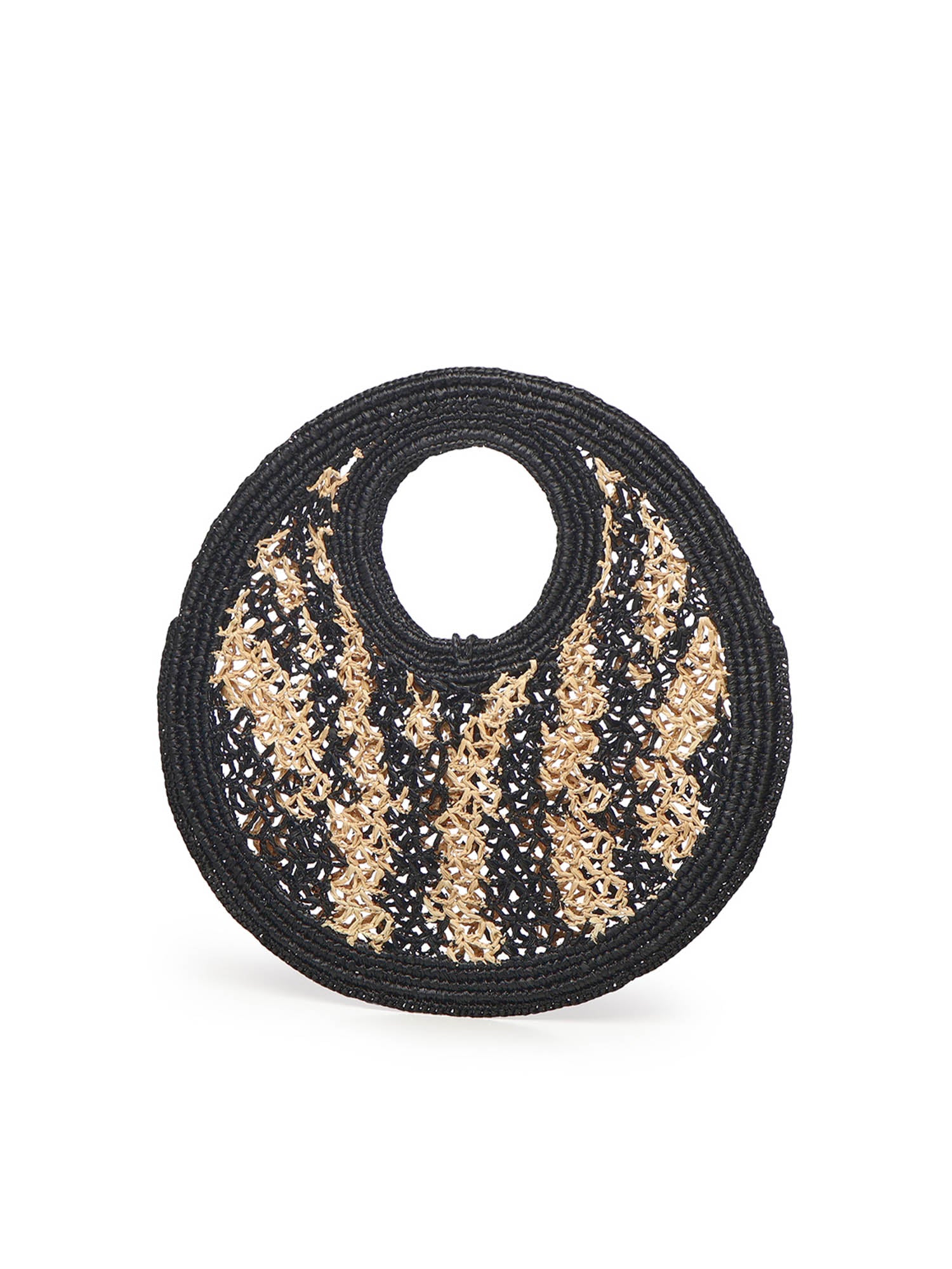 Jacquemus Bags Ivory / Black Raffia