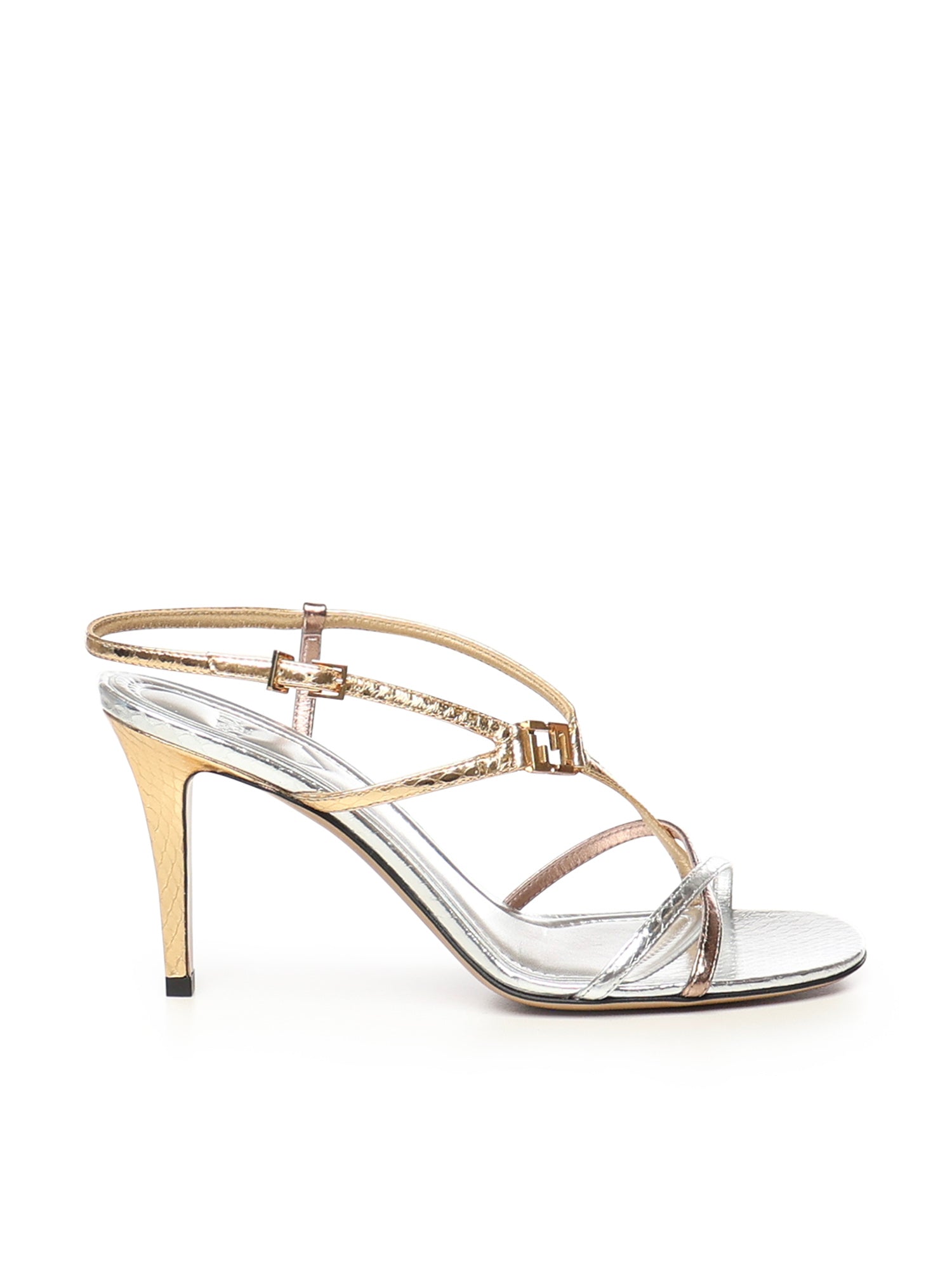 Fendi Sandals Multicolour Ayers Python Skin