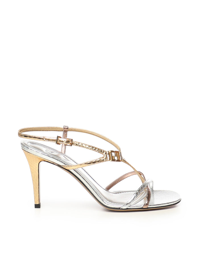 Fendi Sandals Multicolour Ayers Python Skin