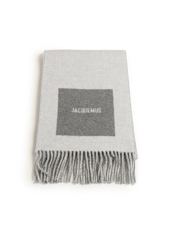 Jacquemus Scarfs Grey Virgin Wool