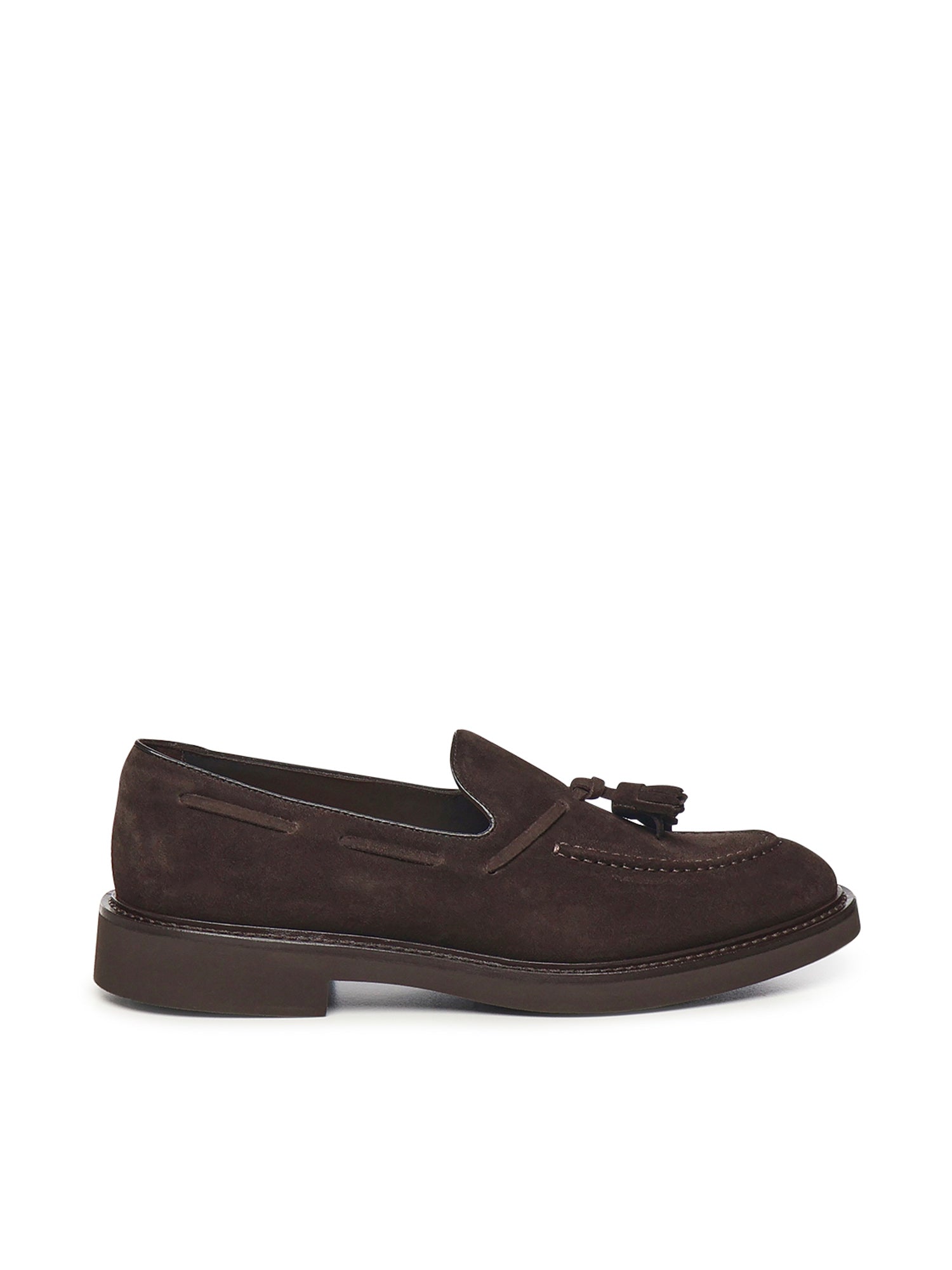 Doucals Flat shoes Dark Brown Calfskin