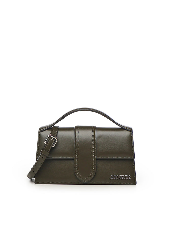 Jacquemus Bags Dark Khaki Cowskin