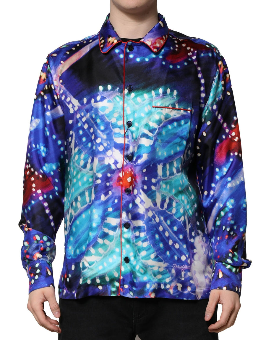 Dolce & Gabbana 100% Silk shirt in multicolor