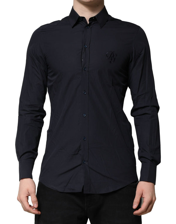 Dolce & Gabbana 100% Cotton shirt in navy