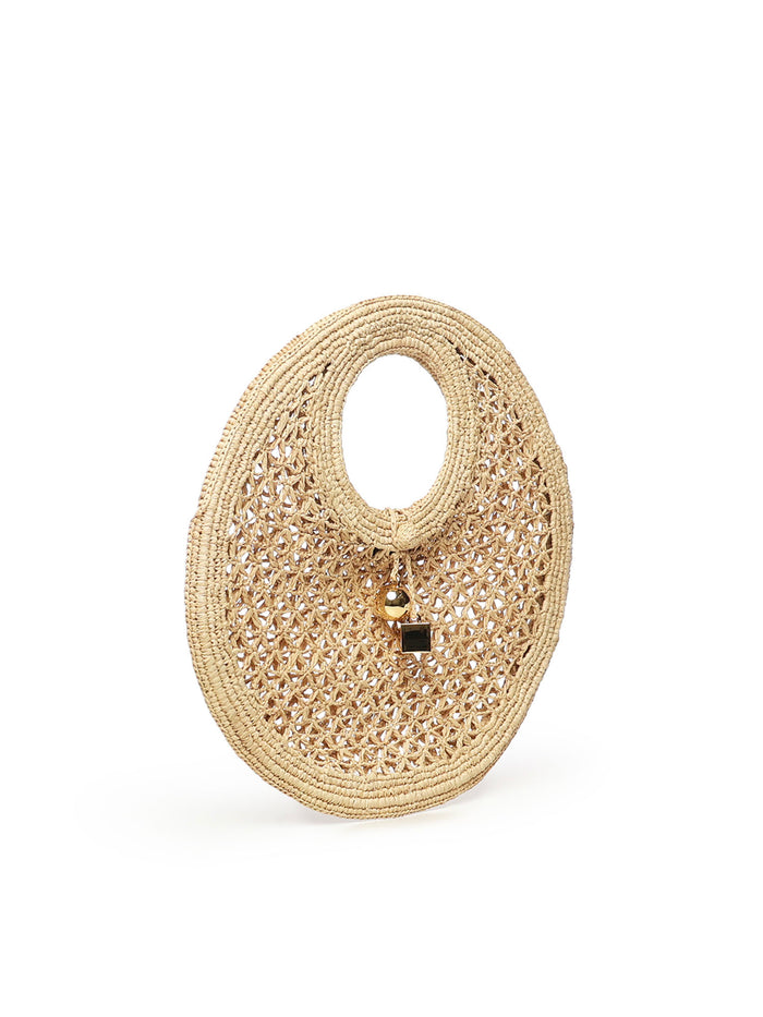Jacquemus Bags Beige Raffia