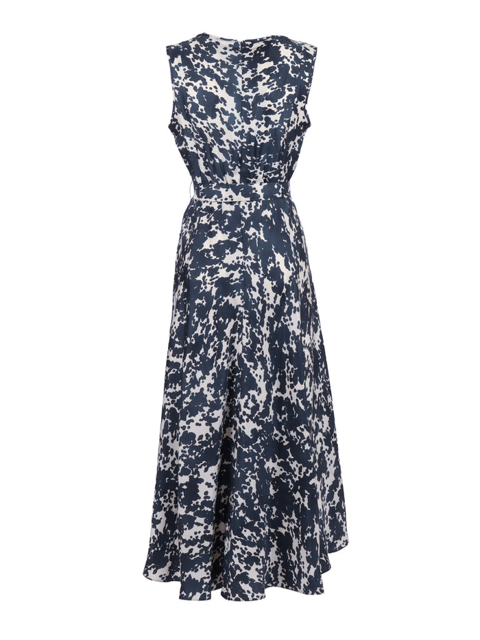 Dress Blue Silk Midi