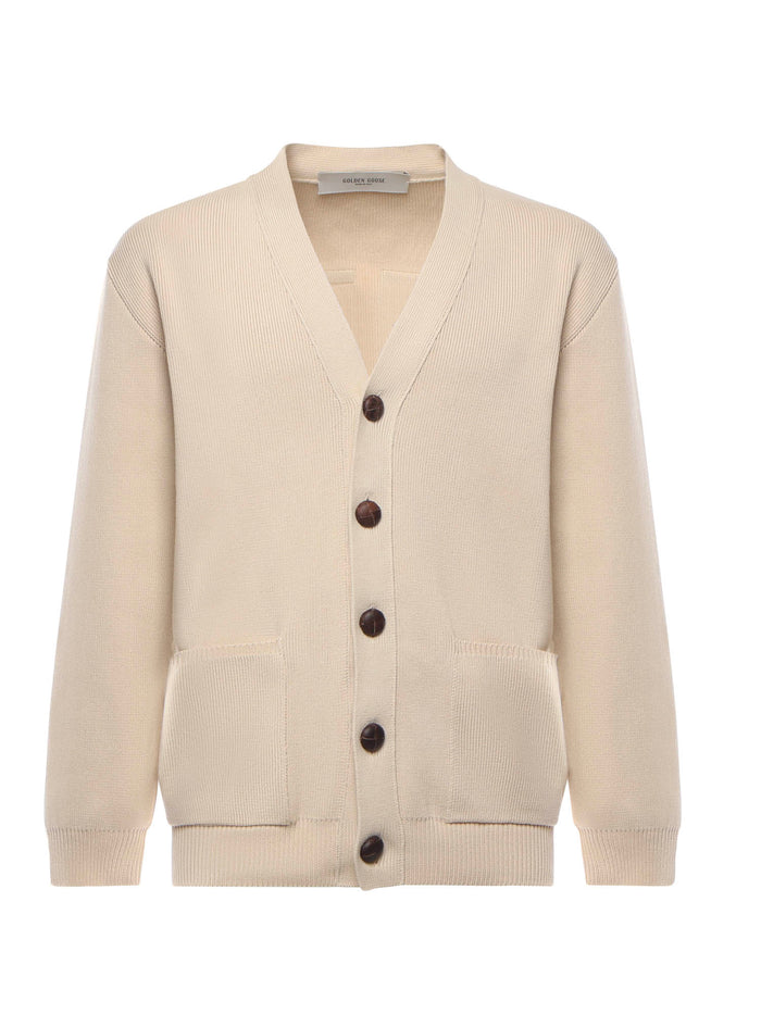 Golden Goose Sweaters Beige cotton