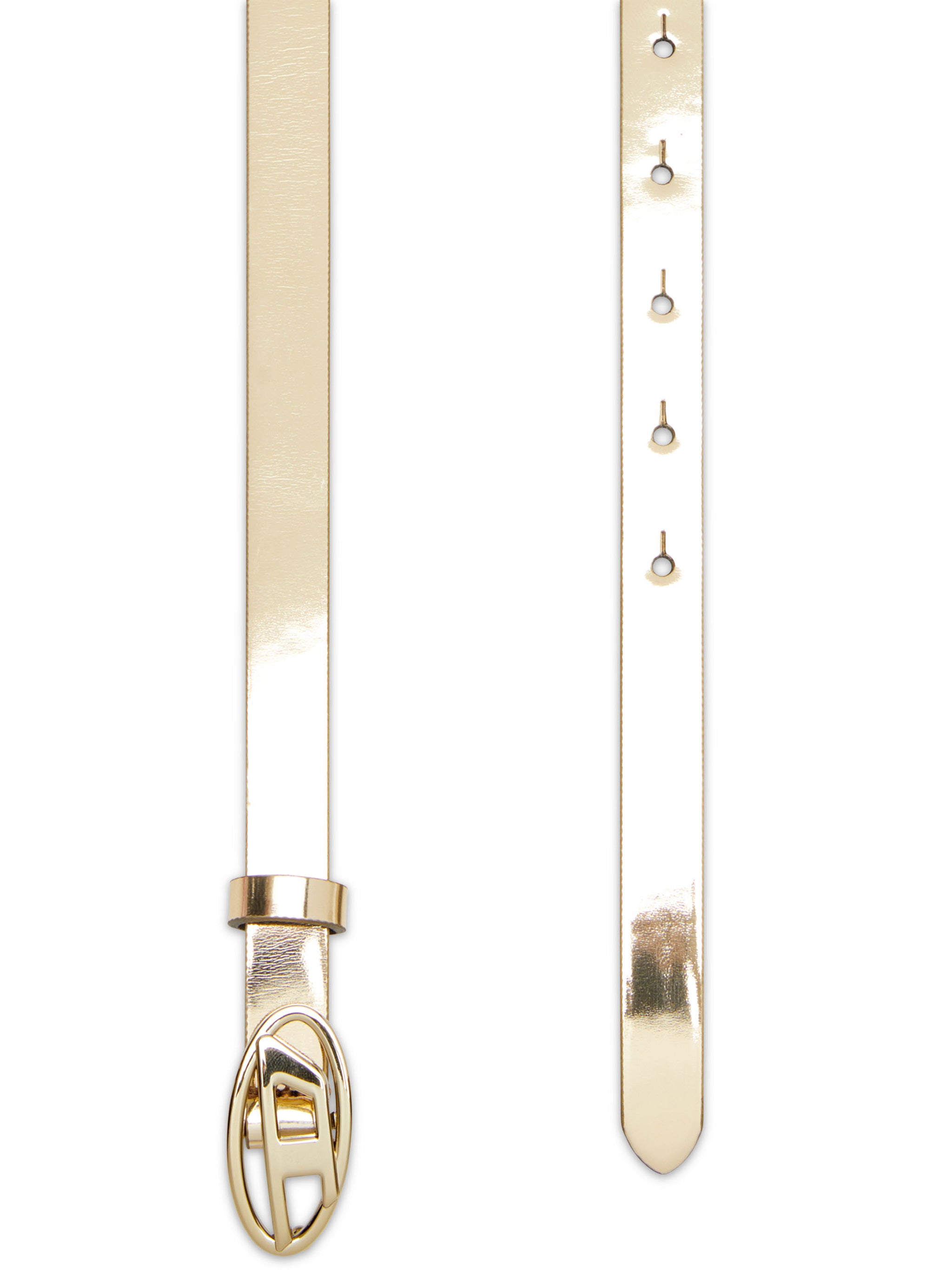 Oval D Logo B-1dr Metallic Polyurethane | Cintura