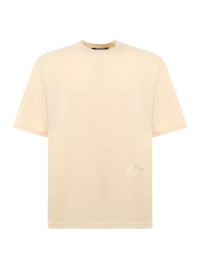 Jacquemus T-Shirts And Polos Beige Cotton