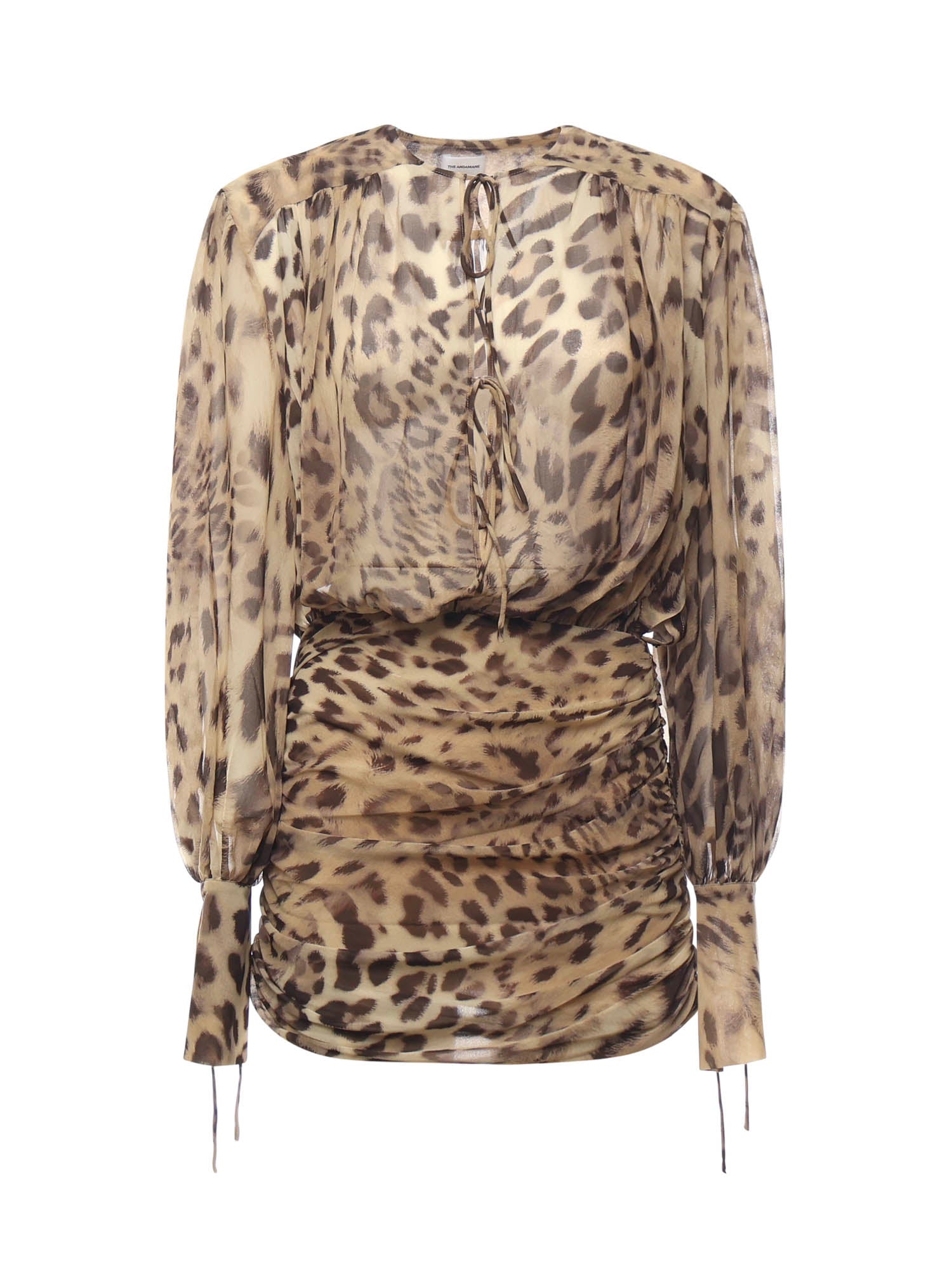 The Andamane Dresses Brown Polyester