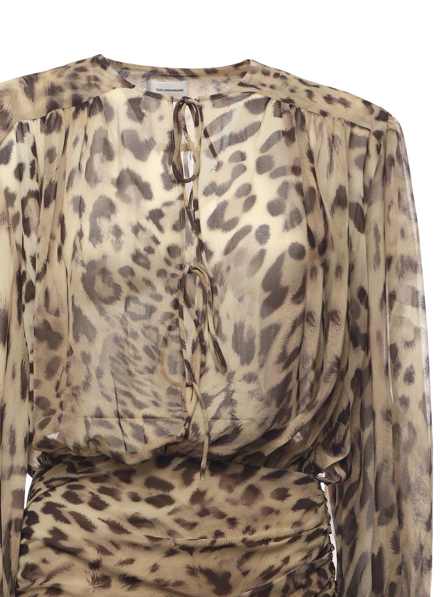 The Andamane Dresses Brown Polyester