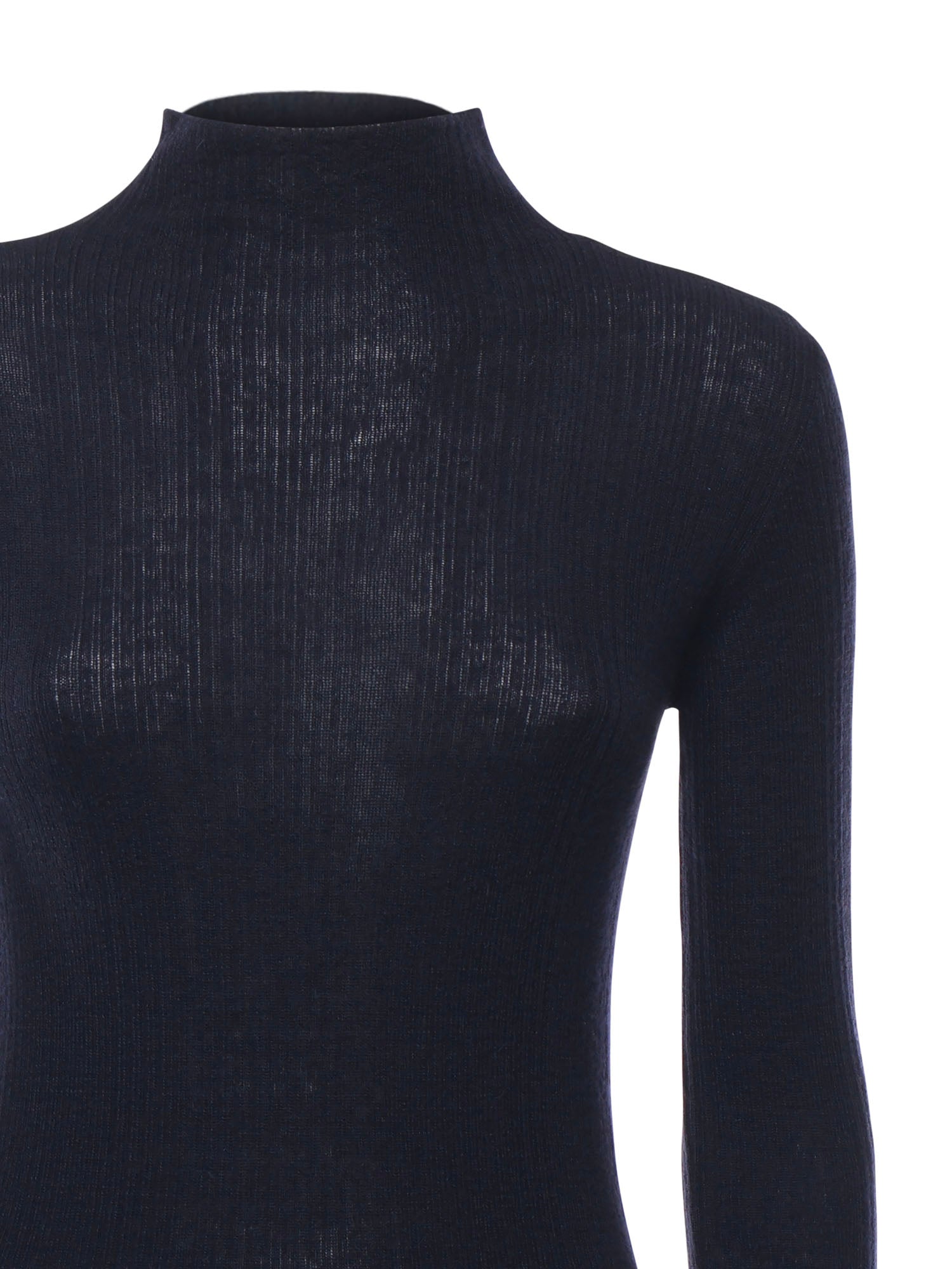 Pinko Sweaters Blue Nylon
