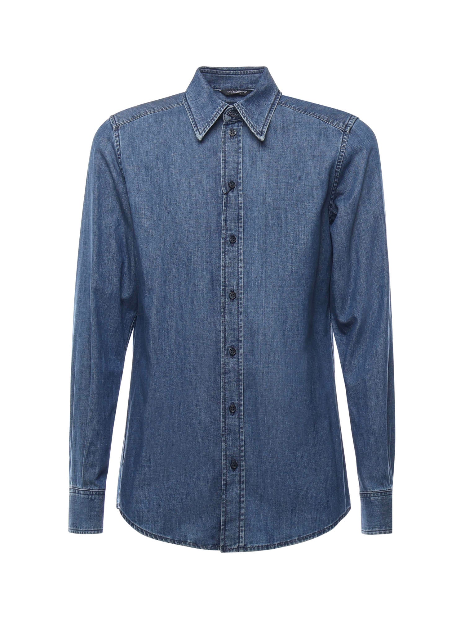 Dolce & Gabbana Shirts Blue Cotton