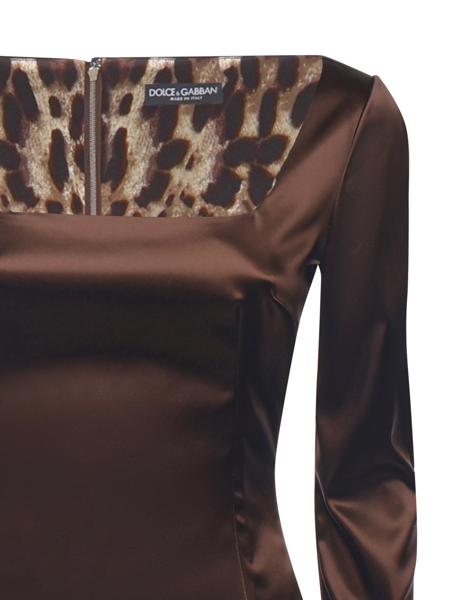 Dolce & Gabbana Dresses Brown Acetate