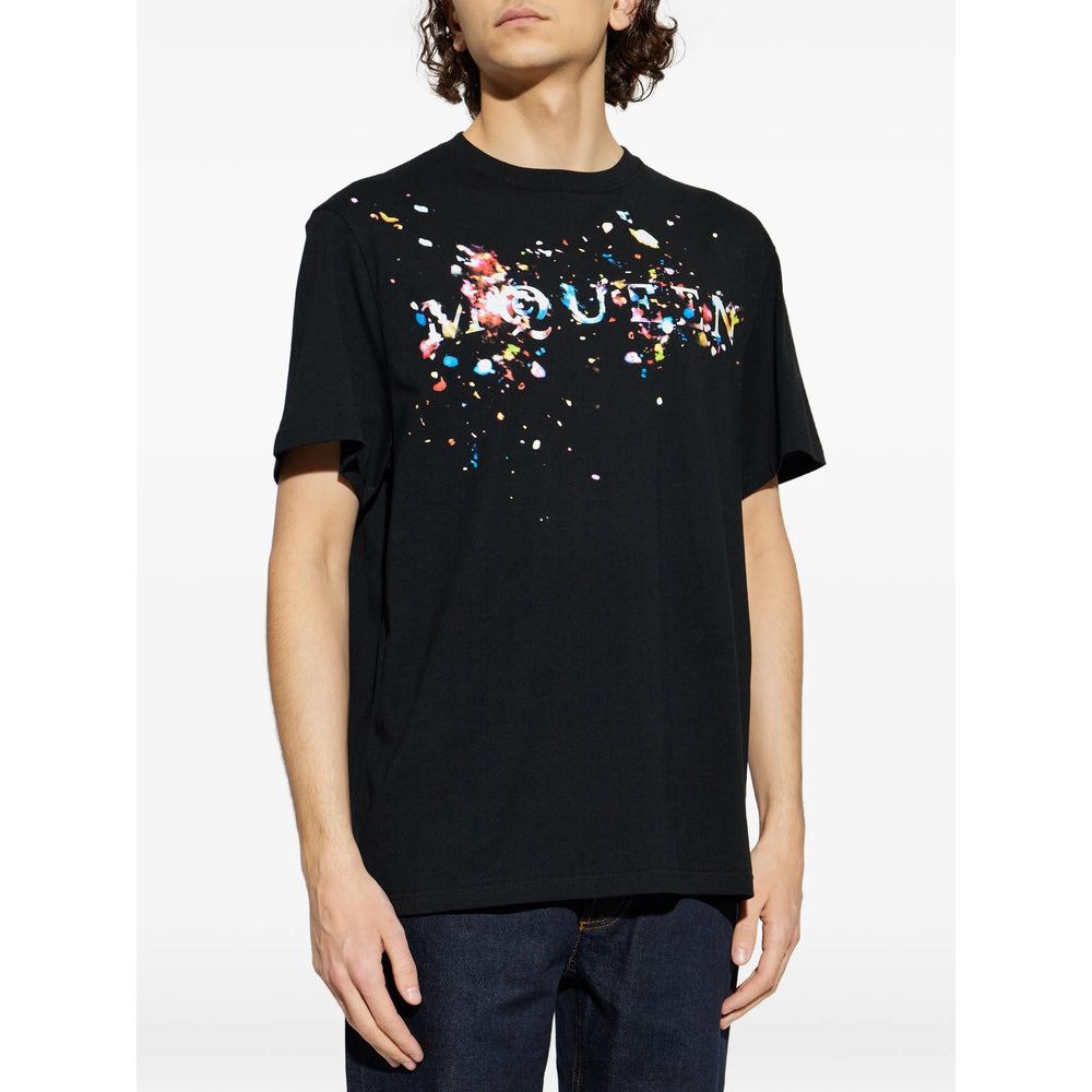 T-Shirt Alexander Mcqueen Black Cotton: 100. T-shirts