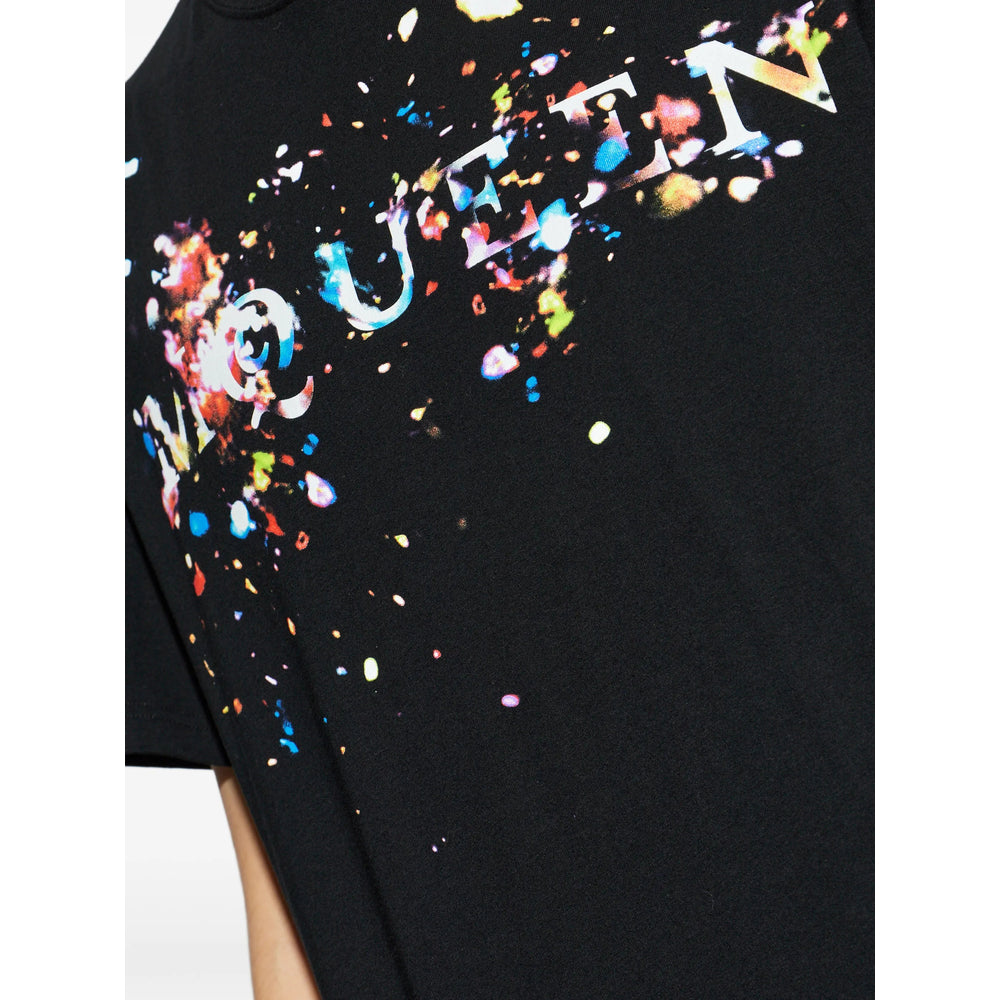 T-Shirt Alexander Mcqueen Black Cotton: 100. T-shirts