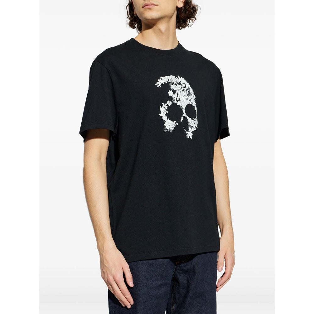T-Shirt Alexander Mcqueen Black Cotton: 100. T-shirts