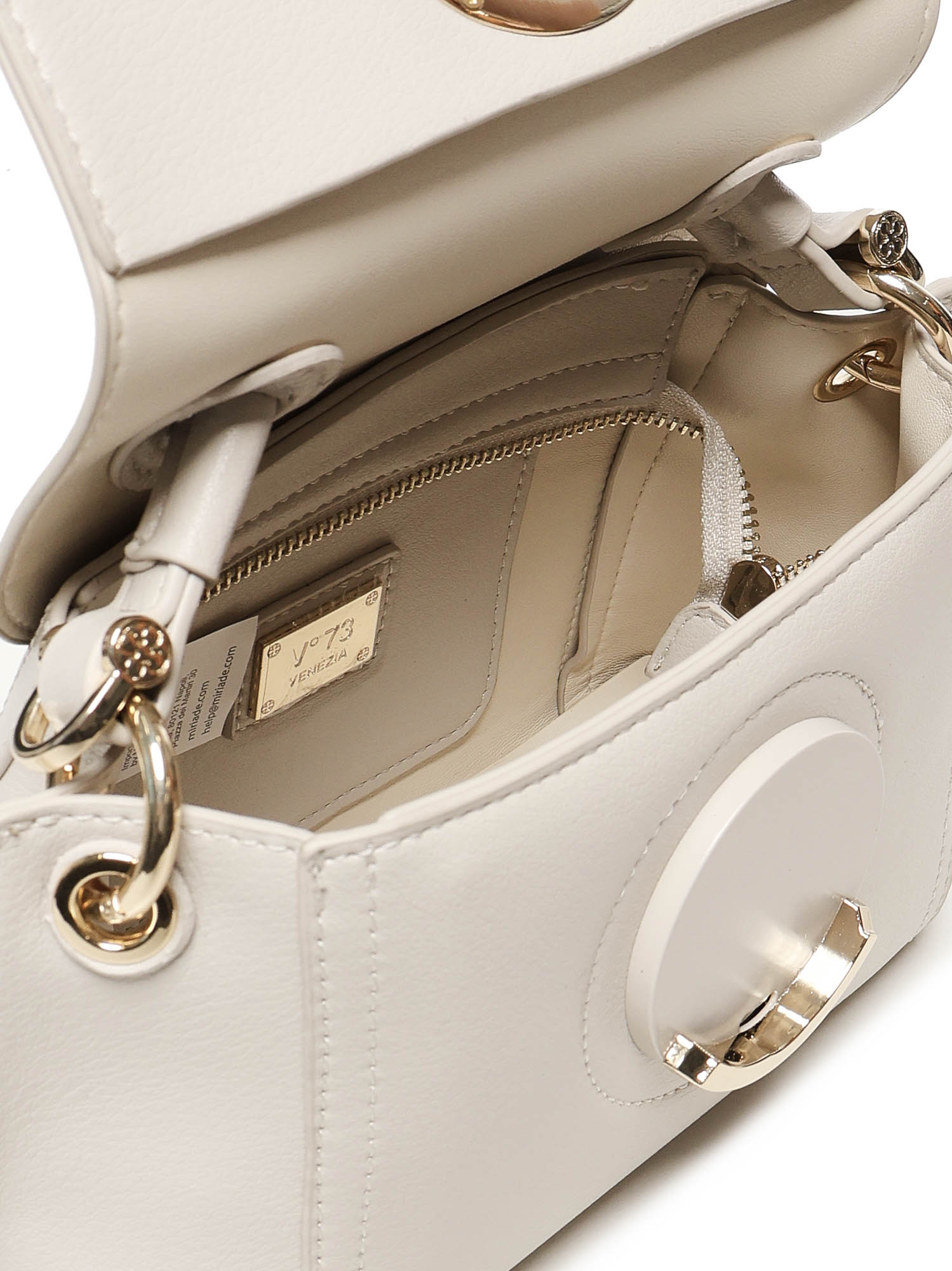 V° 73 Bags Beige Polyurethane