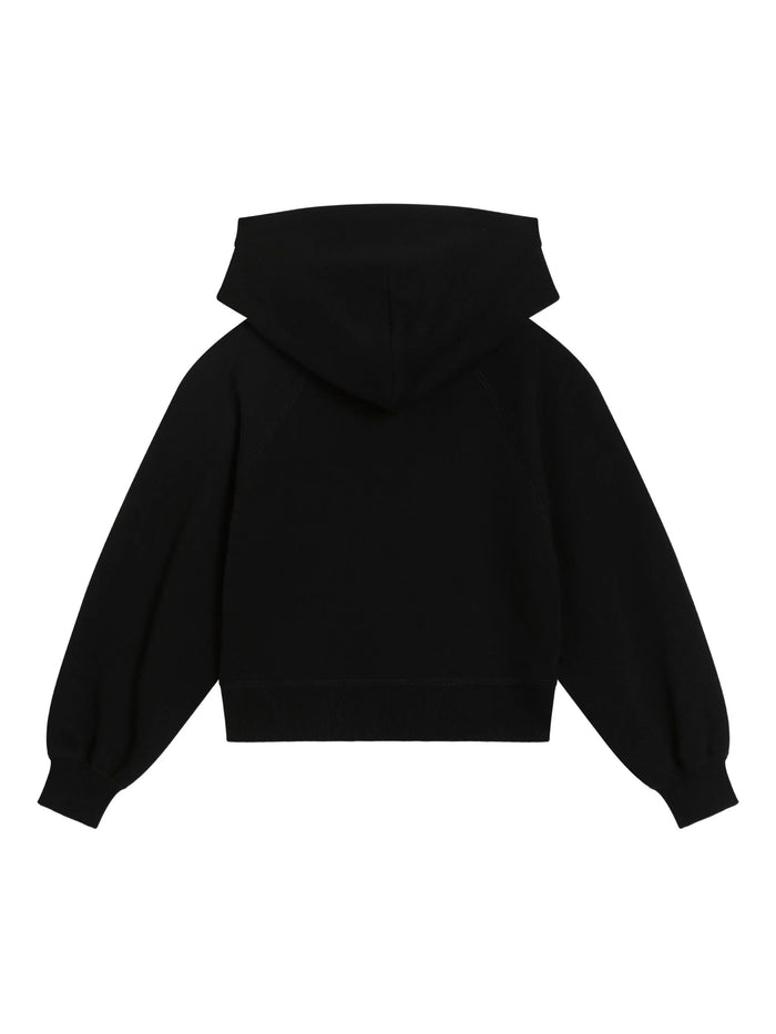 Felpa Con Cappuccio Black